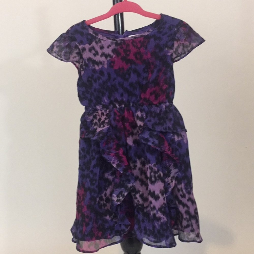 DKNY Purple Animal Print Dress - Size 24 months